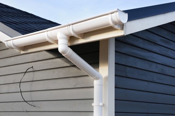 PVC Rain Gutter Installation in South Bend